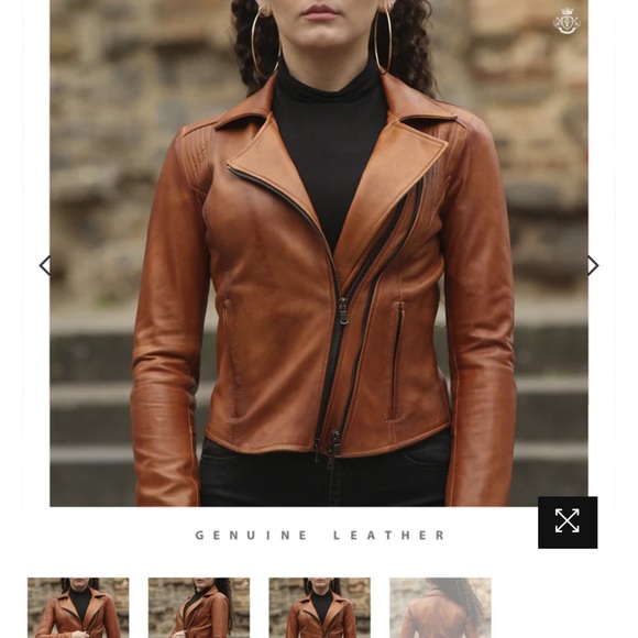 Toro beautiful soft leather jacket. Worn once - Picture 2 of 2